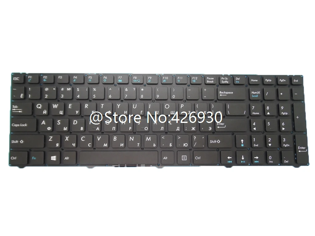 Клавиатура для ноутбука DEXP Atlas H130 H134 H135 H138 H139 H170 H171 H172 H174 H178 русская версия черная