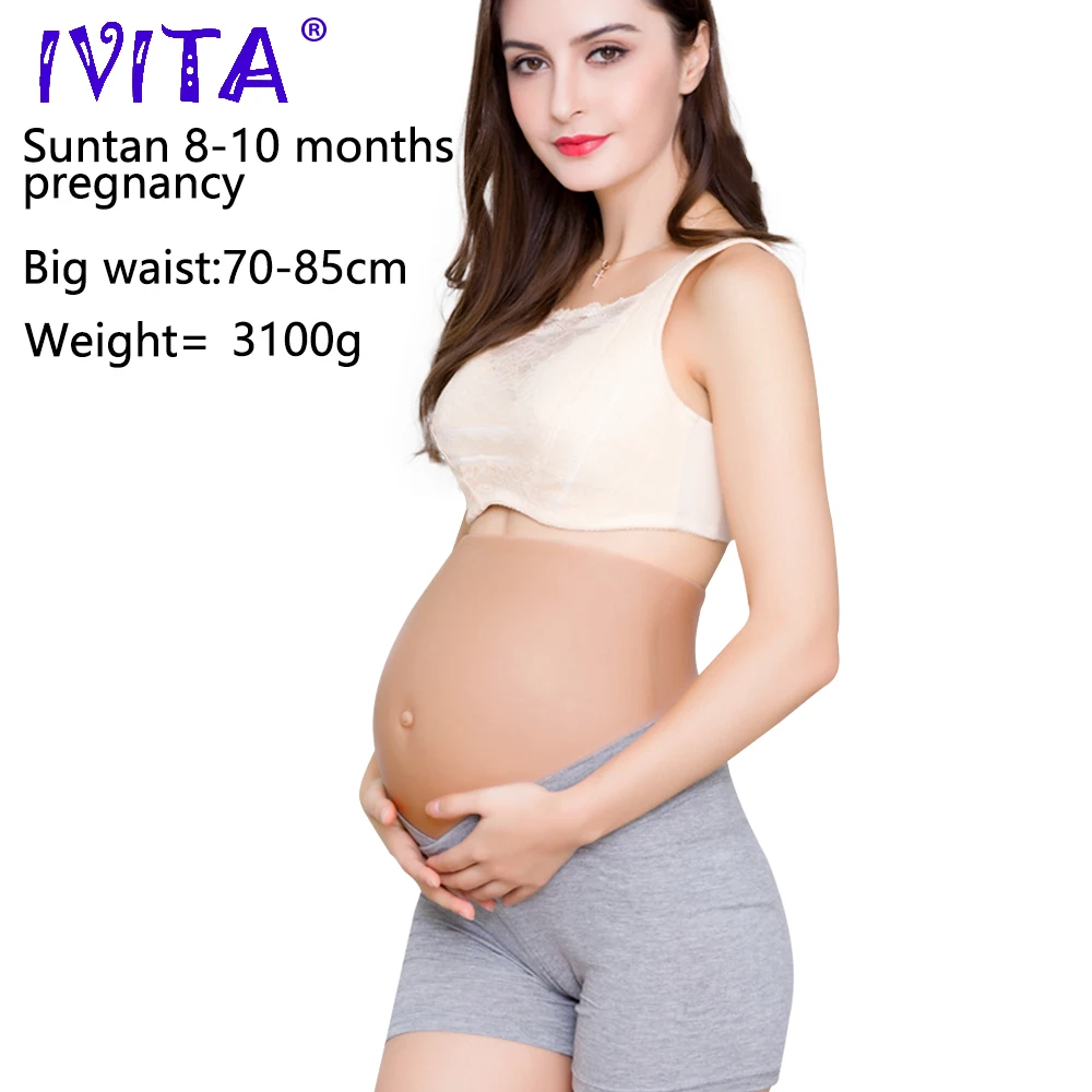 Искусственный искусственный реалистичный мягкий живота IVITA для беременных