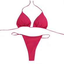 Эротичное нижнее белье женский купальник пуш-ап мягкий бюстгальтер Короткие комплекты бразильская пляжная одежда купальники купальник пляжное белье 18