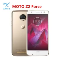 Смартфон Motorola MOTO Z2 Force XT1789-05, 5,5 дюймов, Snapdragon 835, 4 Гб+ 64 ГБ, 12 МП, камера заднего вида, NFC, Android 8,0, 4G, LTE