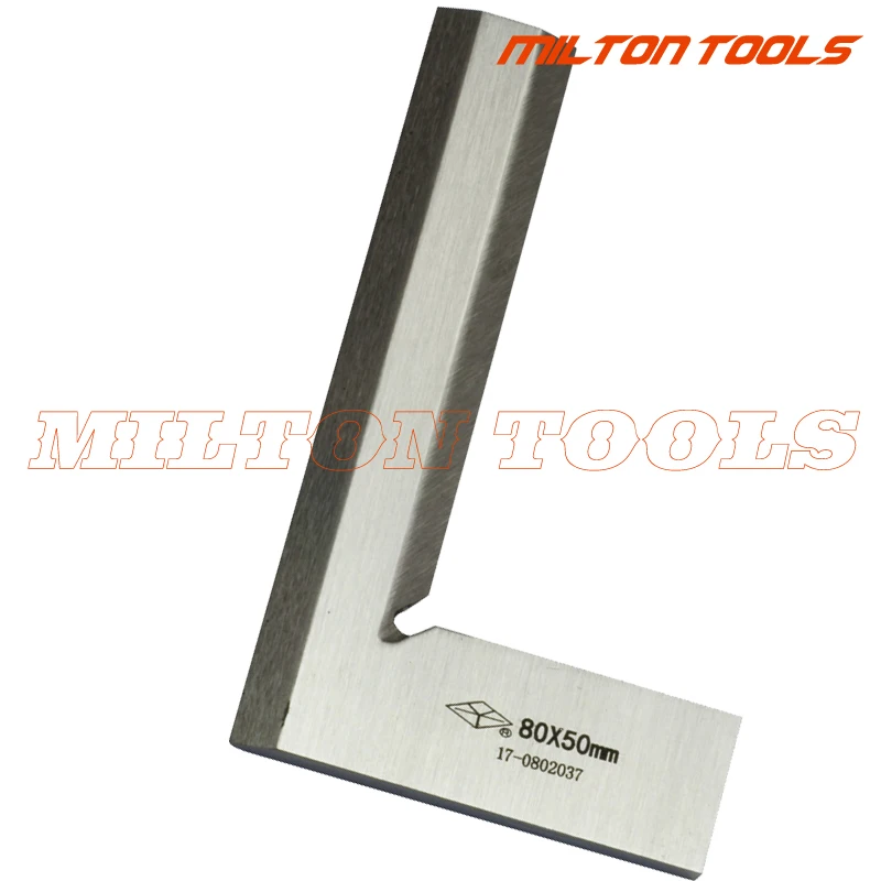 

Stainless Steel 80 x 50mm Bladed 90 Degree Angle Try Square Ruler