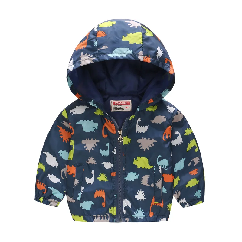 Куртки для мальчиков и девочек, пальто с капюшоном, весенние детские куртки для мальчиков, пальто, верхняя одежда, детское пальто с рисунком животных для девочек, одежда - Цвет: 93