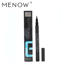 Menow Brand Superfine Cool Black Waterproof and Sweat Is not Blooming Eyeliner Liquid Professional Eye Pencil Eye Makeup E15004