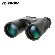 Бинокль Visionking 10x42 Bak4 водонепроницаемый телескоп Профессиональный бинокль противотуманная охотничья оптика походный дорожный бинокль