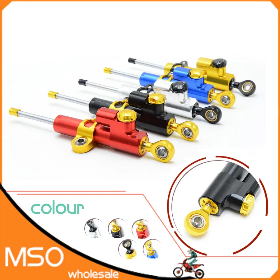

For Honda CB 1000 R CBR 600 F Motorcycle Universal CNC Damper Steering Stabilizer Damper Linear Reversed Safety Control