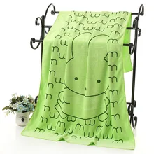 

Cute Letter M Rabbit print Bathroom Towel Microfiber Absorbent Drying Bath Beach Towel Washcloth Swimwear Towel 70x140cm