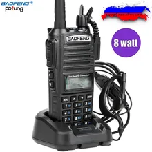 Baofeng UV-82 10KM Long Range 8W Powerful Walkie Talkie Portable CB vhf/uhf 2 way Radio Transceiver Amador upgrade of BF UV 82