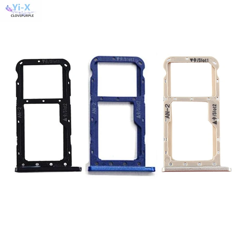 10pcs/lot New For Huawei P20 Lite Sim Card Tray Micro Sd Card Holder Slot  Adapter Parts - Sim Cards Adapters - AliExpress
