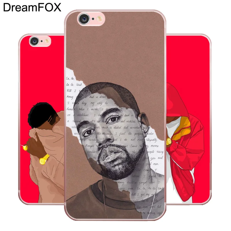DREAMFOX N087 Kanye Omari West Soft TPU Silicone Cover For Apple iPhone XR XS Max 8 X 7 6 6S Plus 5 5S SE 5C 4 4S Case |