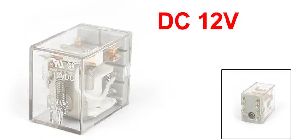 TRY-12VDC-S-2C DPDT 8Pin Electromagnetic Relay DC12V Rating Coil Volt