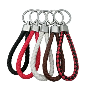 

Cool Metal Stainless Steel Car Key Ring for Chevrolet BMW 1 3 5 6 7 Leather Keychain Key Ring Chain for HONDA KIA Citroen TOYOTA