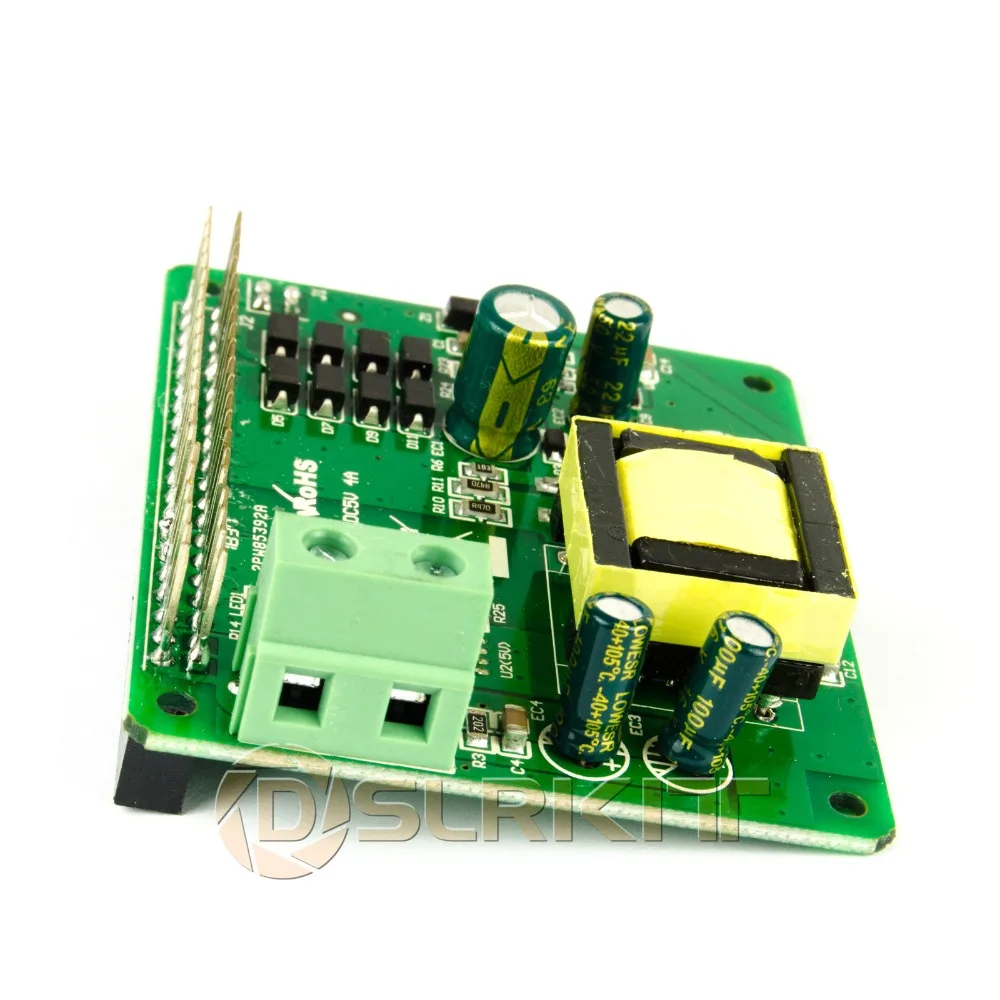 DSLRKIT 5V 3A 4A PoE HAT Raspberry Pi 4 4B 3B+ 3B Plus 802.3at PoE+ power по Ethernet