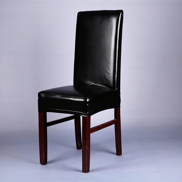 Buy 7 Colors Waterproof PU Leather Dining Chair Cover