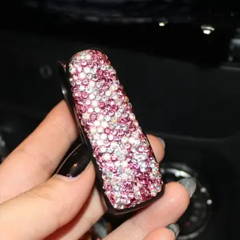 

Auto Fastener Clip Rhinestone Diamond Car Sun Visor Glasses Sunglasses Folder Ticket Receipt Card Clip Storage Holder Accessory