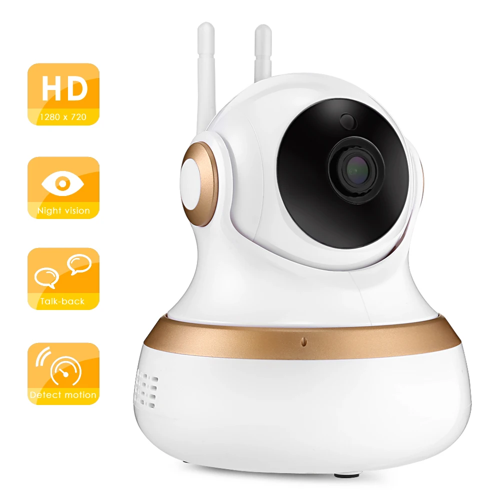 

Baby Monitor With Camera HD 720P IP Camera WiFi High Resolution Baby Sleeping Monitors Nanny Night Vision Infant Video Nanny