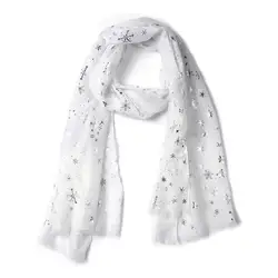 Дизайн шарф цветок Для женщин s девушки вуаль палантин, шарф длинная шея повязки шаль шарф Для женщин зима Печать теплые зимние 2019 # O