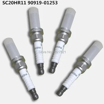 

20pcs/lot Free Shipping SC20HR11 90919-01253 Iridium Spark plugs for Toyota corolla Carola Vios AVENSIS Saloon YARIS Lexus ct