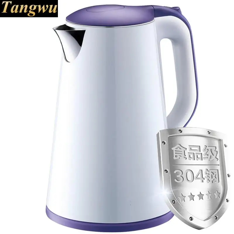 Electric Kettle 304 Stainless Steel Double Layer 1.7 Litre Kettles