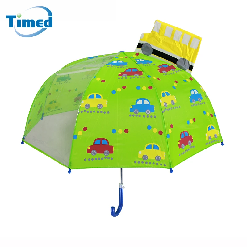 Nuevos niños encantadores paraguas 3D animales creativos dibujos animados Niñas estudiante kindergarten lluvia para niños|rainy for kidschildren umbrella -