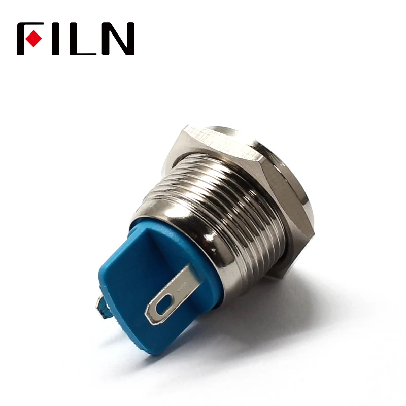 16mm indicator light LED signal lamp high quality metal 12V 24V 220V red yellow green white colorful (3)