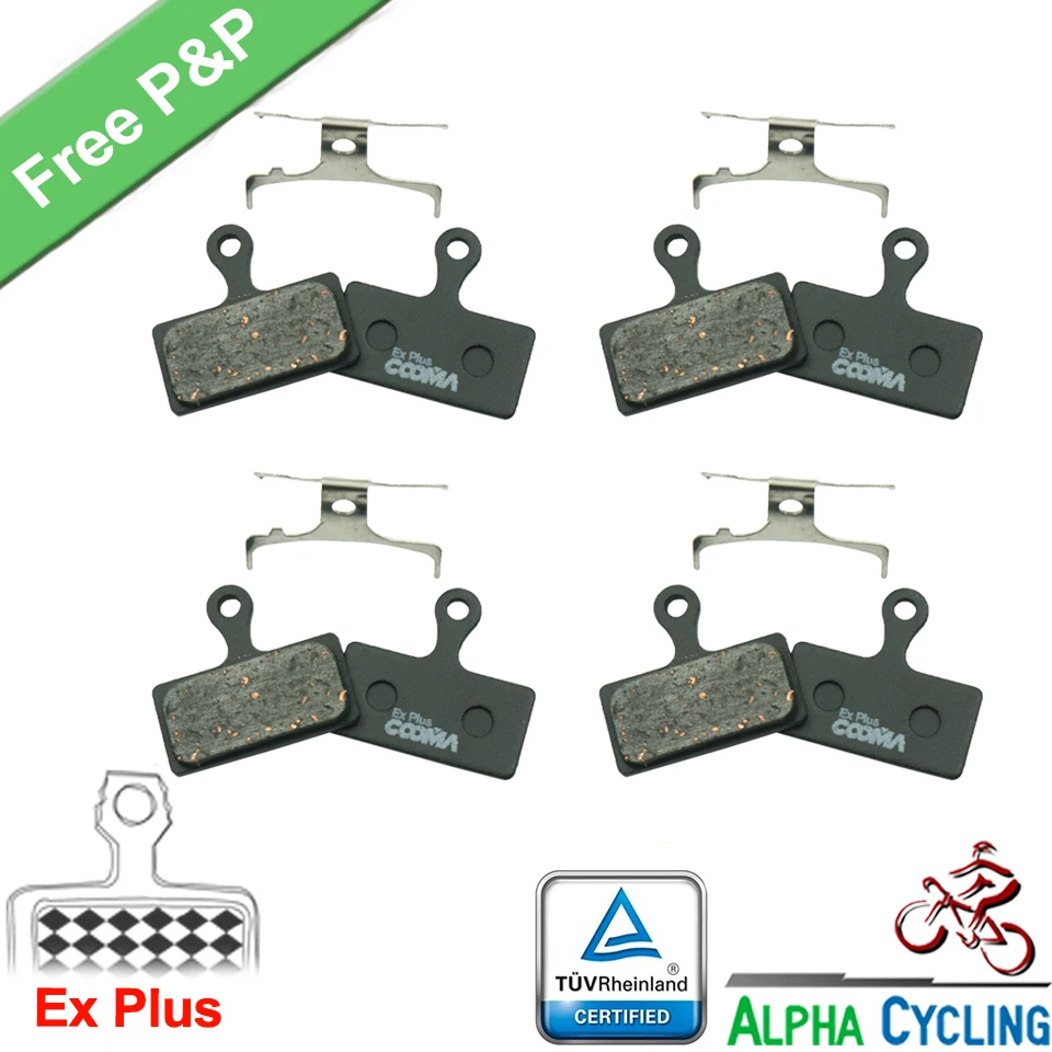 Plaquettes De Frein à Disque Vélo J03A/J02A - Compatibles Shimano M/Série, Etc. - Résine Et Métal