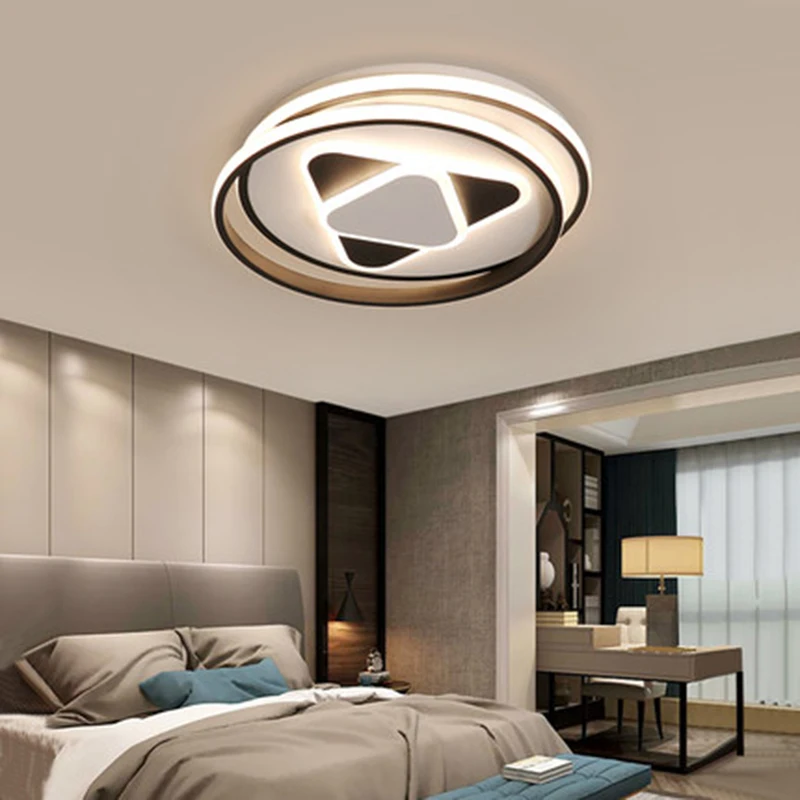 

Lustre Ceiling Chandelier for Living room Bedroom Round Dimming LED Modern White Chandelier for home Bedroom With Remote Dimming