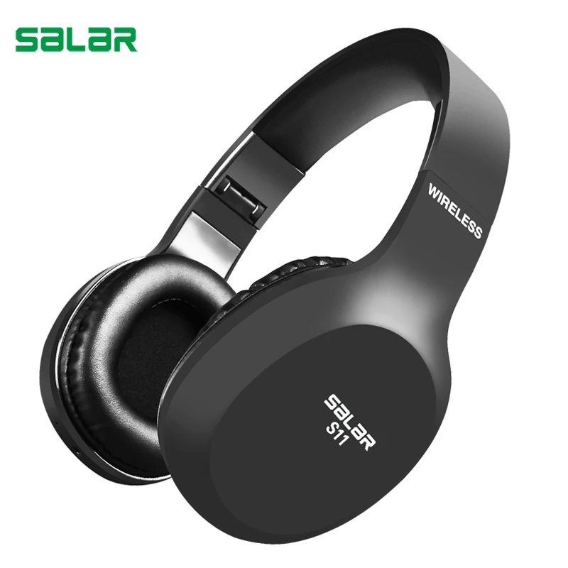 Pаспродажа Salar S11 Беспроводная гарнитура Складные Bluetooth наушники Игровые наушники с микрофоном для телефона Xiaomi Huawei