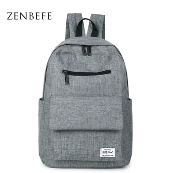 

ZENBEFE Backpacks Unisex Shoulder School Bags For Teenagers Fashion Travel Bag Book Bags Student School Backpack Mochila Escolar