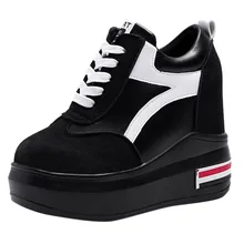 ISHOWTIENDA(ISHOWTIENDA)/ г. Новая модная женская обувь, увеличивающая рост весенняя обувь на толстой подошве кроссовки Повседневная обувь# gh30