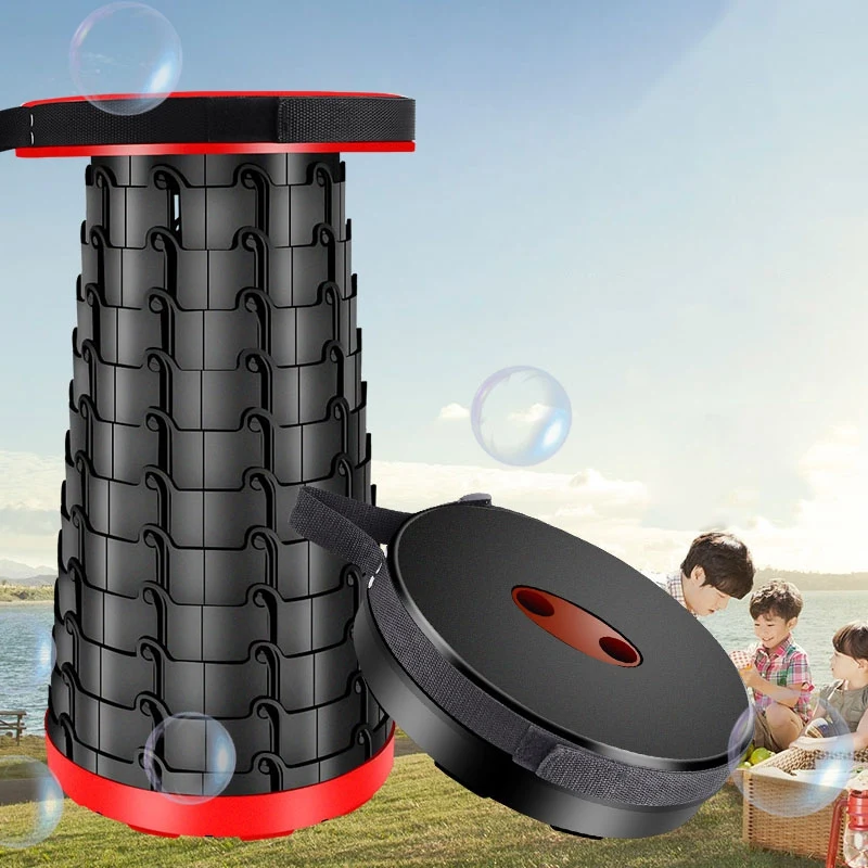 

Outdoor Foldable Chair Ultralight Portable Stool For Fishing Camping BBQ Queue Tourism Retractable Garden Chair