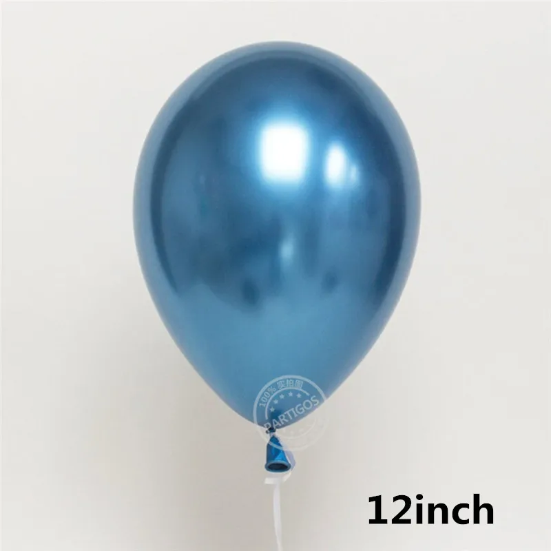 Специальные товары для украшения Дня независимости вечерние товары США фольгированные воздушные шары в виде звезд и полос Капитан Америка Globos - Цвет: Chrome blue 10pcs