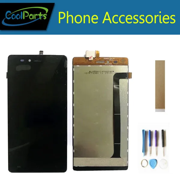 

For L-Ement 550 LCD Display Screen+Touch Screen Digitizer Assembly Black Color With Tools & Tape