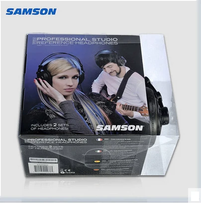 Новые оригинальные Samson SR850 профессиональные мониторные наушники полуоткрытые студийные наушники одна пара две штуки посылка