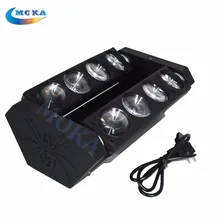 2 шт/LOT100W Led движущийся головной свет Led Паук бар мыть осветительное оборудование ди-джеев с футляром полета