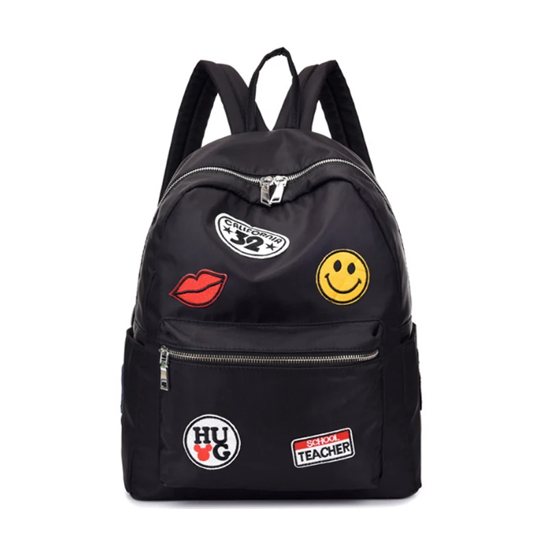 

High Quality Women Backpack Fashion The Coat Of Arms School Backpacks For Girls Nylon Waterproof Travel Travel Backpacks