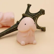 Funny Penis Shape Slow Rebound PU Decompression Squishy Toy Slow Rising Stress Relief Toys Relax Pressure Toys Interesting Gifts pu slow rebound jumbo squishy whale toys