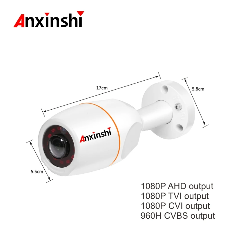 2 0MP 180Degree Fisheye HD AHD CameraIndoor Waterproof Bullet Safety font b outdoor b font CCTV