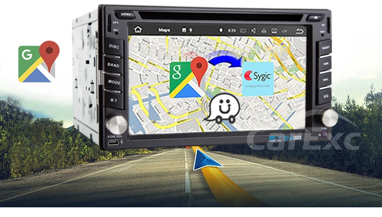 Excellent 2 Din Android 9/9.0 Car DVD Radio Multimedia Player Universal GPS Navigation autoradio Stereo Audio WIFI BT GPS  Multimedia 5