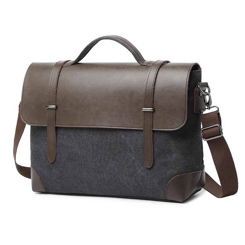 

Fashion Handbag Vintage Men's Messenger Bags Business Computer Canvas Shoulder Crossbody Bag Casual Travel School Tote