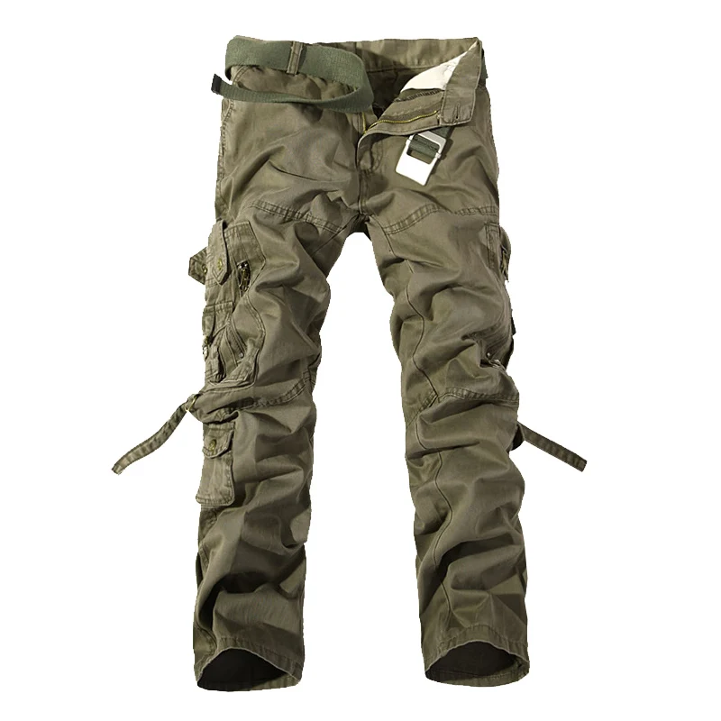  Top quality men military camo cargo pants leisure cotton trousers cmbat camouflage overalls 28-40 A