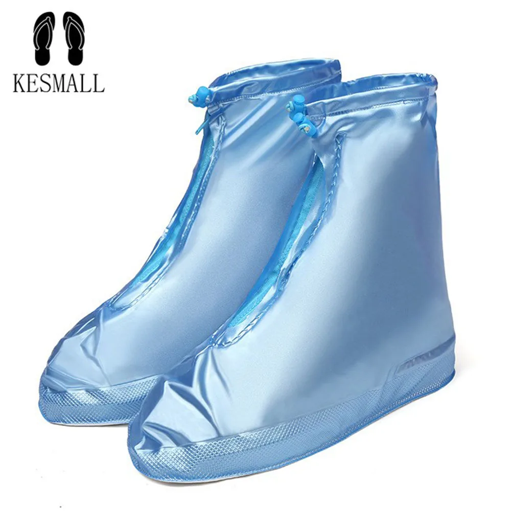 

KESMAll Waterproof Reusable Rain Shoes Covers Rubber Slip-resistant Rain Boot Overshoes Men&Women Snow Shoes Accessories WS195