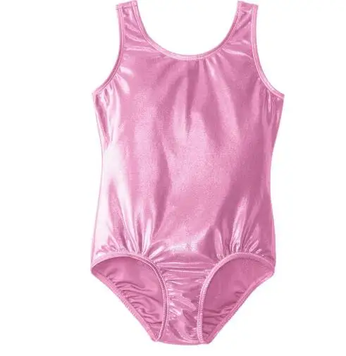 Women  Gymnastics Clothes Shiny Spliced  Tank Dance Leotard For Class Stage Performance (5)