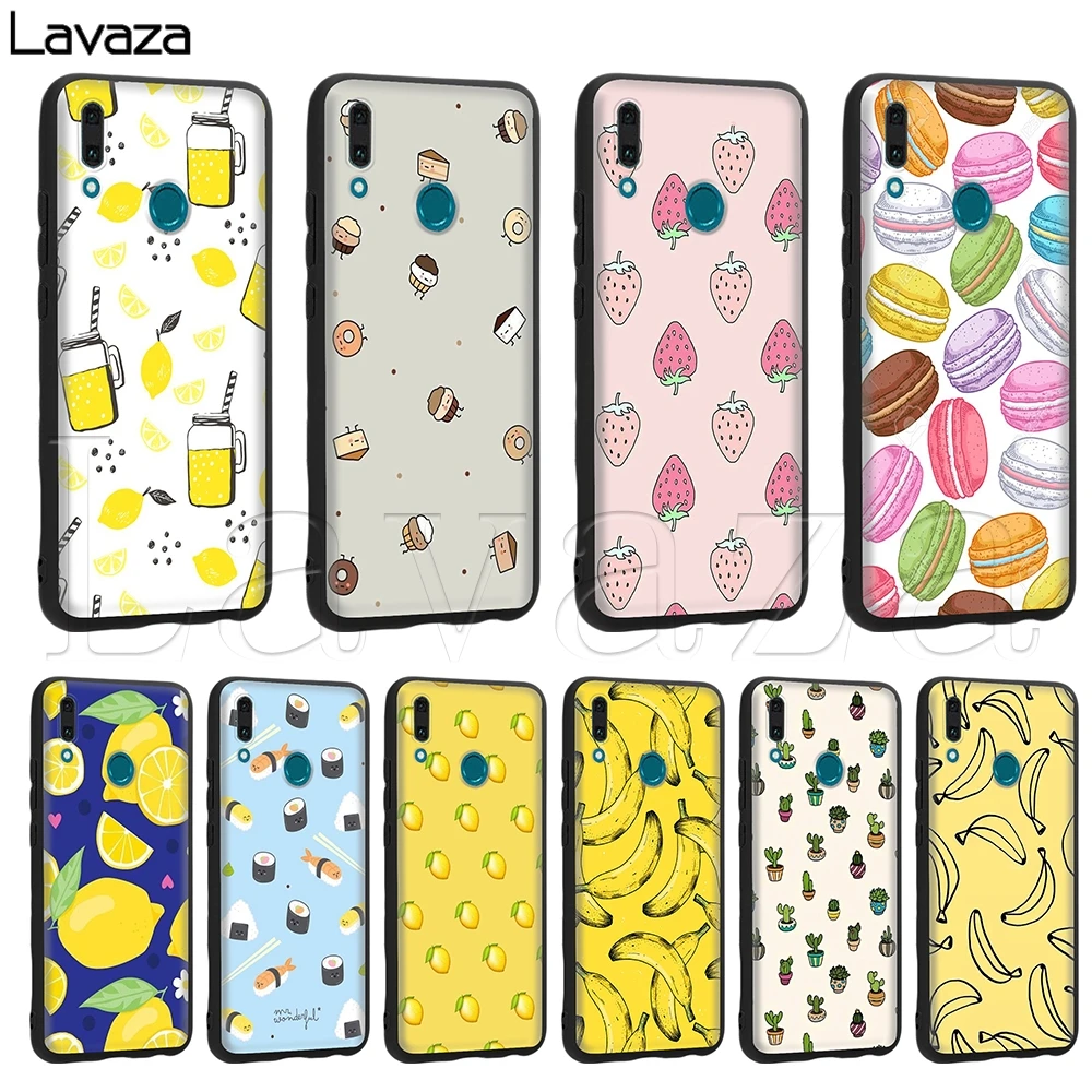 

Lavaza Lemon Banana Cactus Strawberry Sushi Case for Mate 20 Honor Note 6a 7a 7c 7x 8c 8x 9 10 Nova 3i 3 Lite Pro Y6 Prime