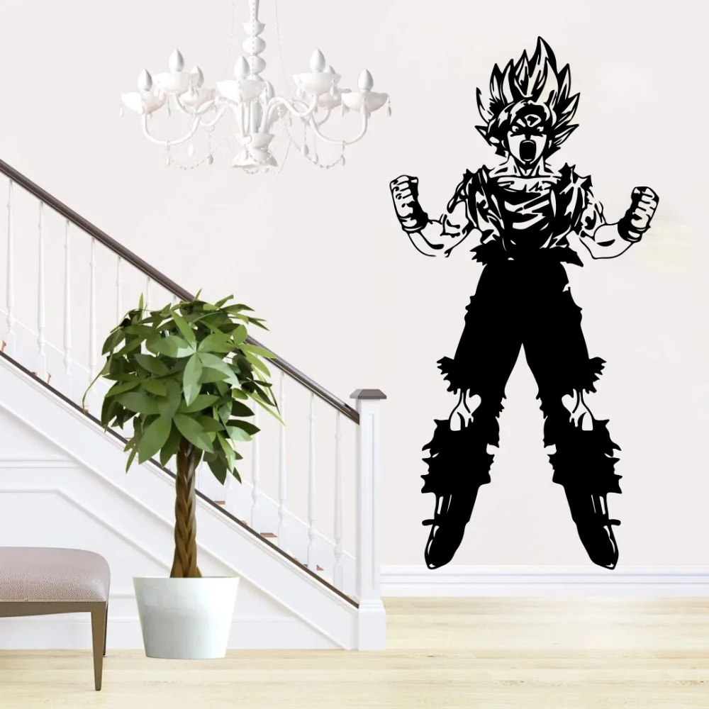 Large Dragon Ball Z Goku Nimbus Wall Decal Nursery Manga Dragon Dbz 