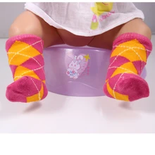Free Shipping High quality sock 1set Wear fit 43cm Baby Born zapf Children best Birthday Gift