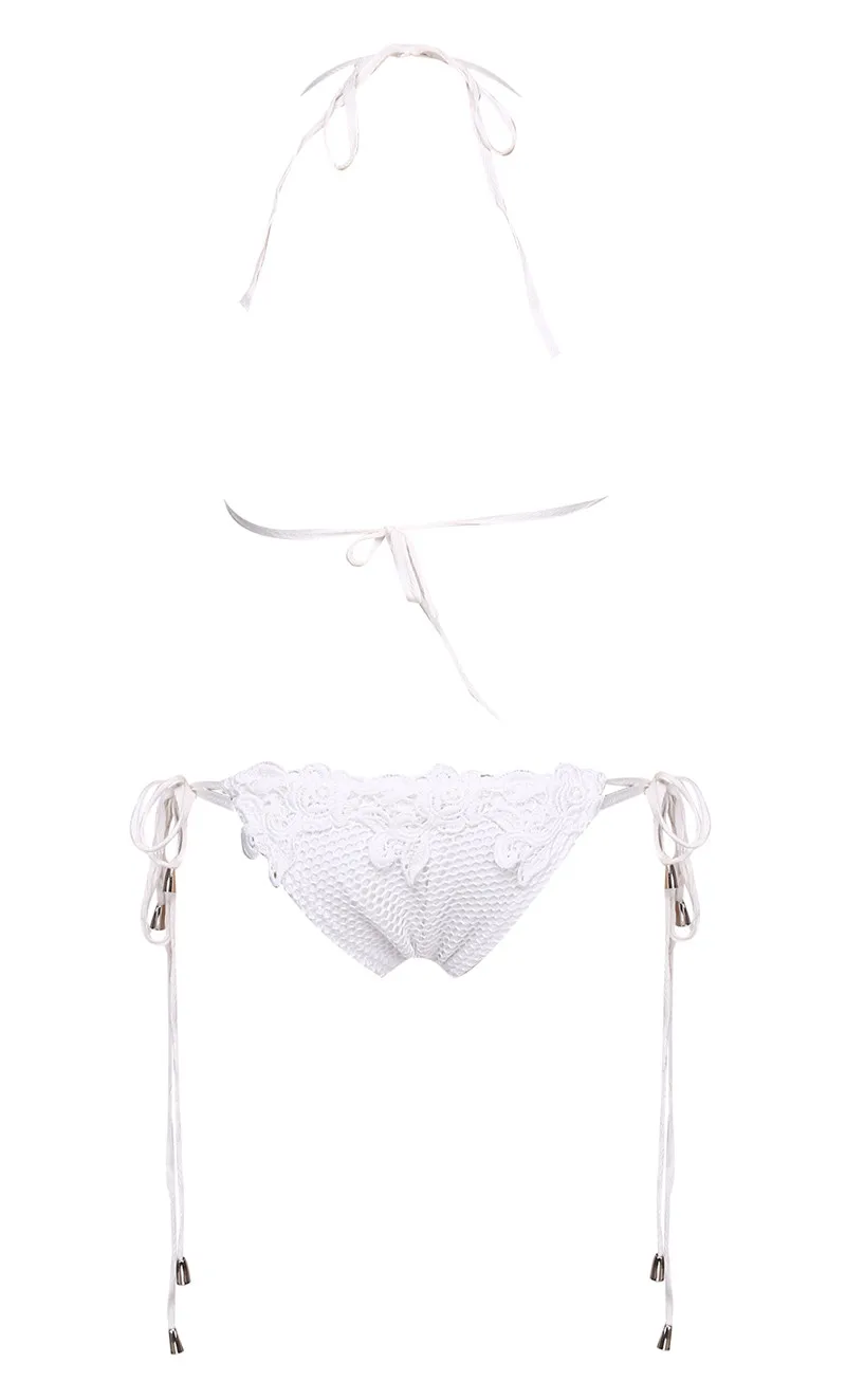 Conjunto de Bikini de punto para mujer, traje de baño de verano