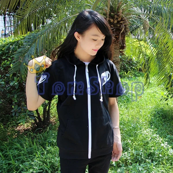 Fairy Tail Short Sleeve Hoodie-3