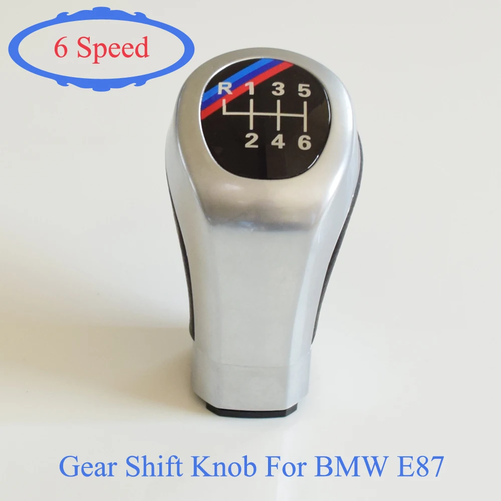 5/6 Speed Gear Shift Knob Head Stick Shifter For BMW 1 Series E81 E82