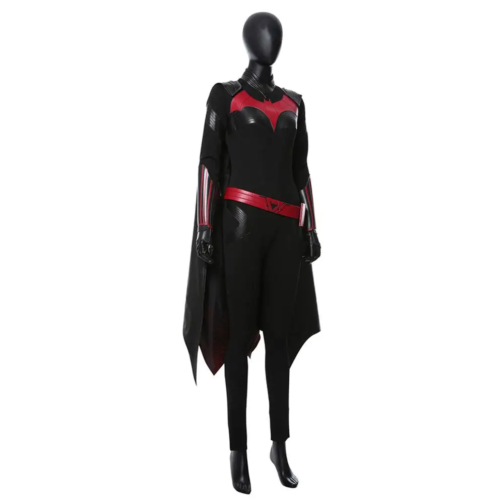 Batwoman Batgirl Kathy Kane; Карнавальный костюм для взрослых женщин и девочек; накидка из искусственной кожи; полный комплект для Хэллоуина; карнавальные вечерние костюмы