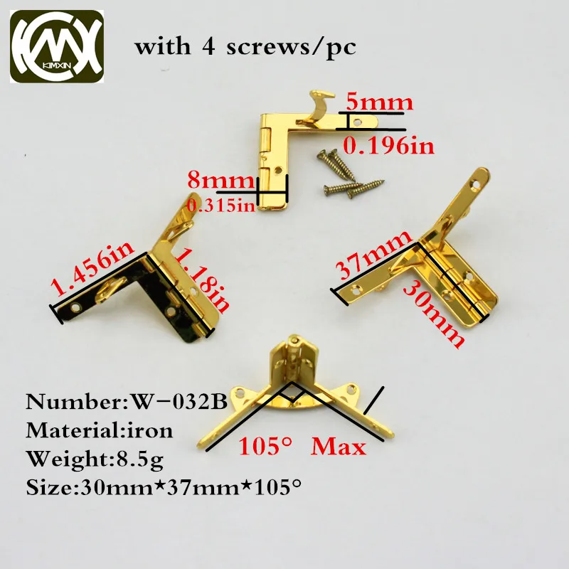 16pc 30mm*37mm Sales Hinges For Kitchen Hige For Small Wooden